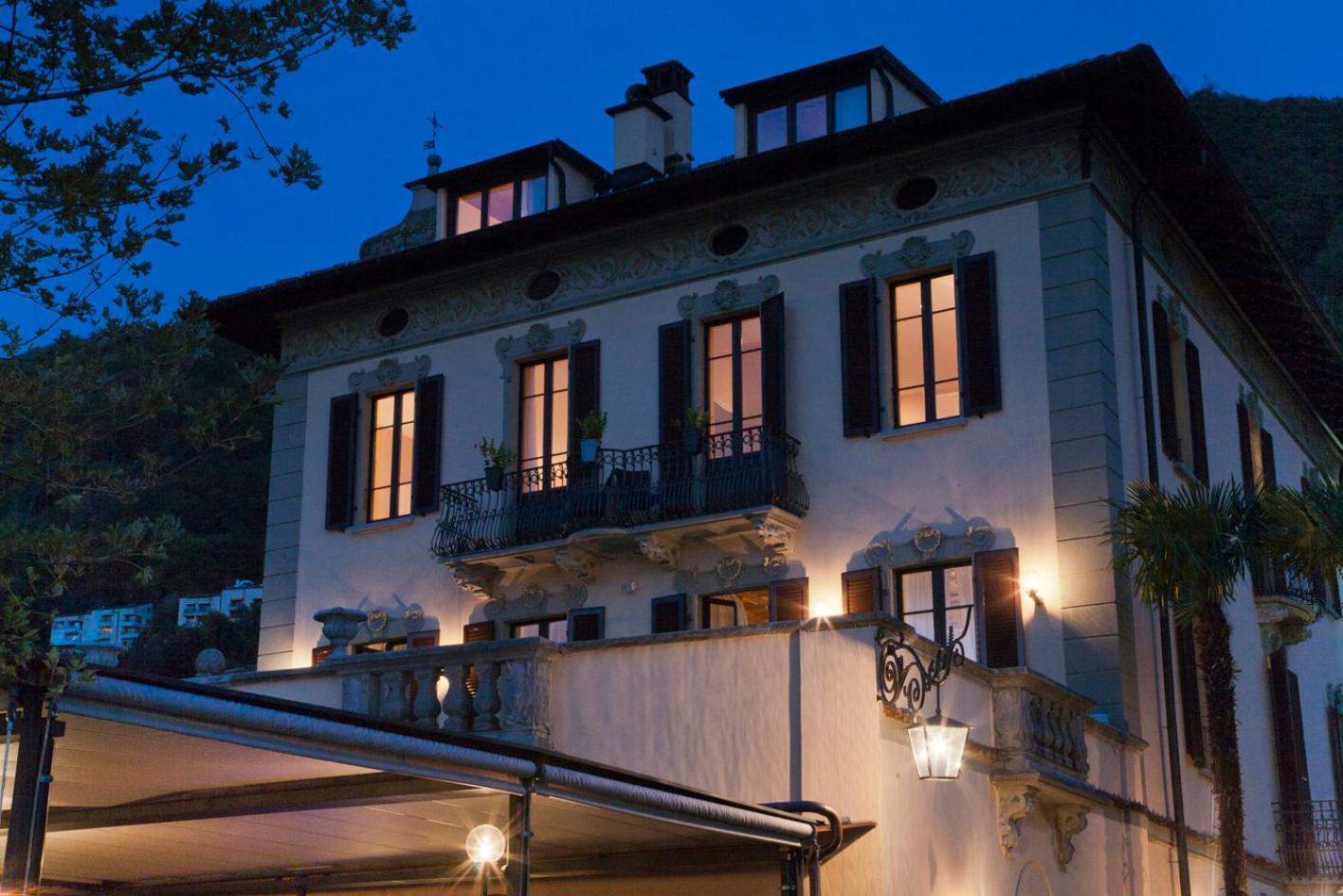 Albergo Ristorante La Palma Bissone Exterior photo